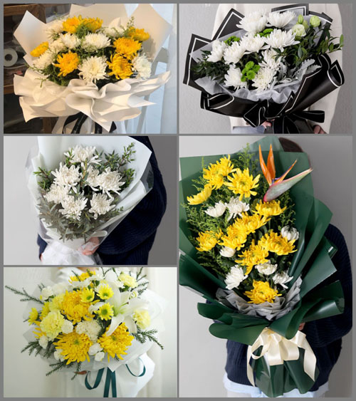 山东临沂沂南县马牧池乡白事花束代送